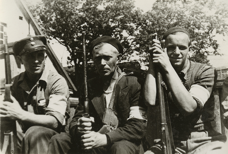 Forest Brothers from southern Pärnu County who arrived in Pärnu on 8 July 1941 with the German advance guard.